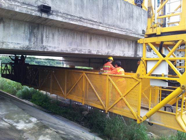 福银高速沙堤大桥检测