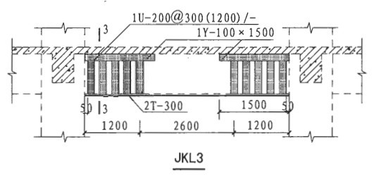 碳纤维加固梁底平面
